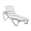 Solid Plastic "Capriccio" Lounger