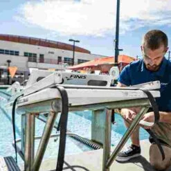 Finis "Track Start" Pool Starting Block Unit -Union Store 291 8802 5